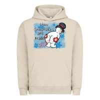 Pigment French Oak how snowflakes are made winter christmas Urban Hoodie - MaliasSmallBusiness