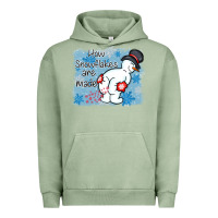 Pigment Oil Green how snowflakes are made winter christmas Urban Hoodie - MaliasSmallBusiness