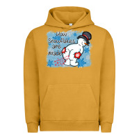 Pigment Peanut Butter how snowflakes are made winter christmas Urban Hoodie - MaliasSmallBusiness