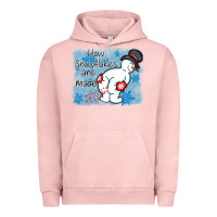 Pigment Salmon how snowflakes are made winter christmas Urban Hoodie - MaliasSmallBusiness