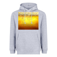 Heather Grey beer bubble Heavyweight Hoodie - AdoDesignShop