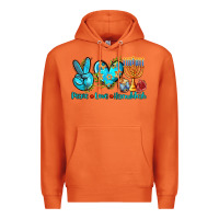 Carrot peace love hanukkah Premium Hoodie - AdoDesignShop