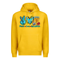 Lemon peace love hanukkah Premium Hoodie - AdoDesignShop