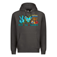 Smoke peace love hanukkah Premium Hoodie - AdoDesignShop