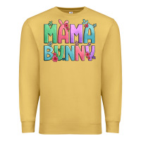 Antique Gold easter floral mama bunny Premium Sweatshirt - Artiststas