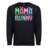 Black easter floral mama bunny Premium Sweatshirt - Artiststas