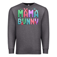 Charcoal Heather easter floral mama bunny Premium Sweatshirt - Artiststas