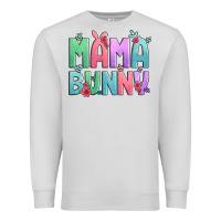 Dove Grey easter floral mama bunny Premium Sweatshirt - Artiststas