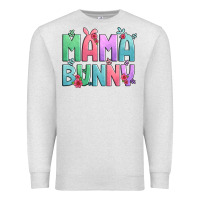 Oatmeal Heather easter floral mama bunny Premium Sweatshirt - Artiststas