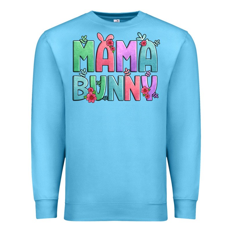Easter Floral Mama Bunny Premium Sweatshirt by Artiststas | Teevron