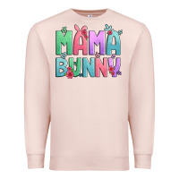 Pale Pink easter floral mama bunny Premium Sweatshirt - Artiststas