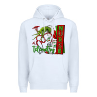 White grinch hand telemetry nurse Premium Hoodie - NancyCooperArtShop