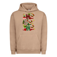 Pigment Burro ho ho ho reindeer Urban Hoodie - MaliasSmallBusiness
