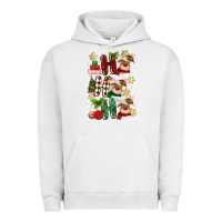Pigment Lunar Rock ho ho ho reindeer Urban Hoodie - MaliasSmallBusiness