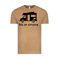 Vintage Camel lets go camping Vintage Tee - Unal Design