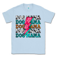 Dusty Blue dog mama Classic Tee - Zillion Design Studio