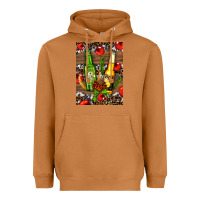 Meerkat beer bottles with wheat and barley Heavyweight Hoodie - AdoDesignShop