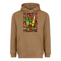 Toasted Coconut beer bottles with wheat and barley Heavyweight Hoodie - AdoDesignShop