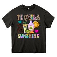 Asphalt Tequila Sunshine Heavy Core Tee - CowhideDigitalArt