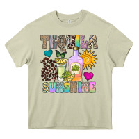 Mossy Tequila Sunshine Heavy Core Tee - CowhideDigitalArt