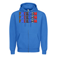 True Royal 4th of july freedom Zipper Hoodie - HRA Design Shop