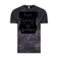 Cloud Black pack lighter go further Vintage Tee - Unal Design