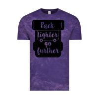 Cloud Purple pack lighter go further Vintage Tee - Unal Design