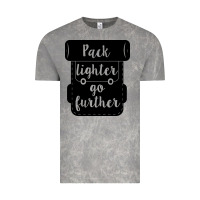 Cloud Rock pack lighter go further Vintage Tee - Unal Design