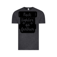 Vintage Black pack lighter go further Vintage Tee - Unal Design