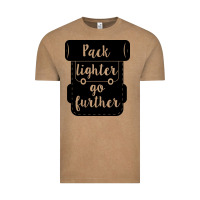 Vintage Coffee pack lighter go further Vintage Tee - Unal Design