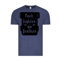 Vintage Denim pack lighter go further Vintage Tee - Unal Design