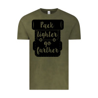 Vintage Olive pack lighter go further Vintage Tee - Unal Design