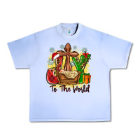 Grape Ice joy to the world Urban Heavy Tee - Zillion Design Studio
