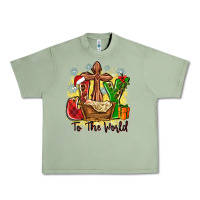 Oil Green joy to the world Urban Heavy Tee - Zillion Design Studio