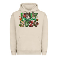 Pigment French Oak family christmas 2024 Urban Hoodie - MaliasSmallBusiness