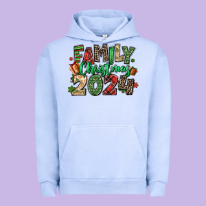 Family Christmas 2024 Urban Hoodie Designed By Maliassmallbusiness