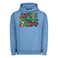 Pigment Pebble Blue family christmas 2024 Urban Hoodie - MaliasSmallBusiness