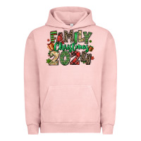 Pigment Salmon family christmas 2024 Urban Hoodie - MaliasSmallBusiness