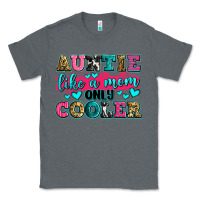 Charcoal Heather auntie like a mom only cooler Classic Tee - Zillion Design Studio