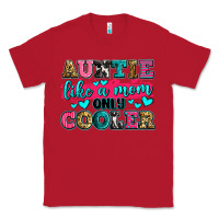 Red auntie like a mom only cooler Classic Tee - Zillion Design Studio