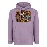 Lavender cross background Heavyweight Hoodie - JahusDesignShop