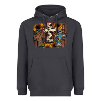 Smoke cross background Heavyweight Hoodie - JahusDesignShop
