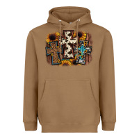 Toasted Coconut cross background Heavyweight Hoodie - JahusDesignShop