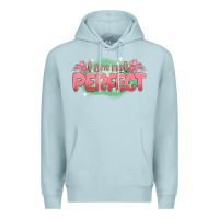 Blue Mist i am not perfect Premium Hoodie - MaliasSmallBusiness