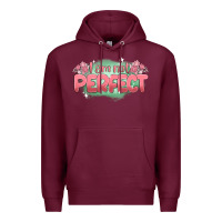 Burgundy i am not perfect Premium Hoodie - MaliasSmallBusiness