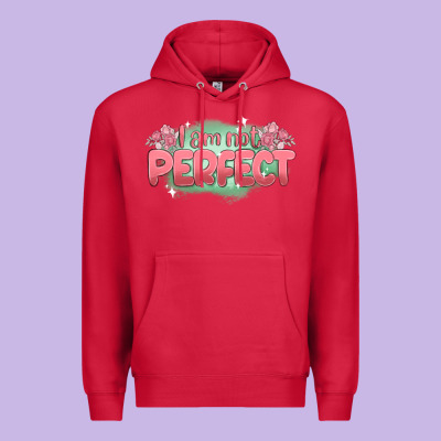 I Am Not Perfect Premium Hoodie Designed By Maliassmallbusiness
