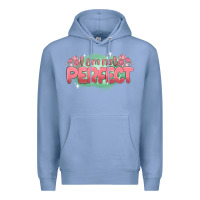 Colony Blue i am not perfect Premium Hoodie - MaliasSmallBusiness