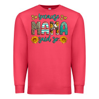 Cardinal because mama said so western sunflowers Premium Sweatshirt - Artiststas