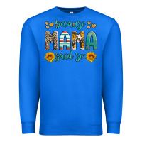 True Royal because mama said so western sunflowers Premium Sweatshirt - Artiststas