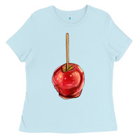 Baby Blue apple candy Ladies Tee - AdoDesignShop